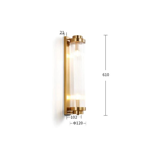 Настенный светильник Wall lamp 88008W/L brass