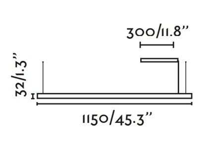 Подвесной светильник Vico черный 30W 2700K CANOPY RECESS