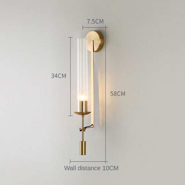 Настенный светильник Wall lamp 88043W brass