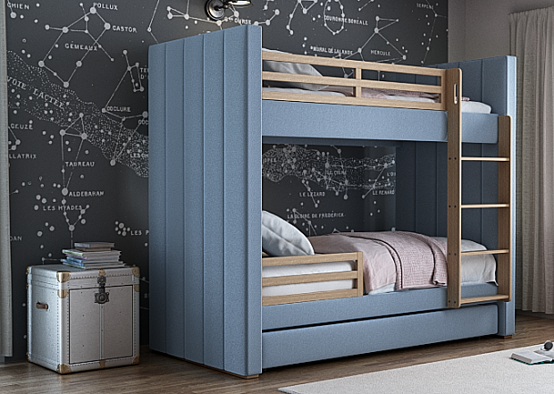 Кровать двухъярусная Cosy (голубой)
