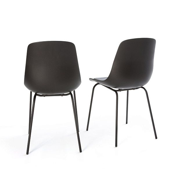 Комплект из 2 стульев, Menin La Redoute серый