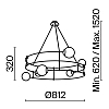 Превью Подвесной светильник Balance MOD317PL-06B