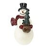 Превью Свеча декоративная festive snowman из коллекции new year essential, 15 см