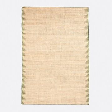 Ковер из джута с бортиком Gibela 160 x 230 см бежевый