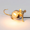 Превью Настольная лампа Mouse Lamp Lyie Down Gold USB