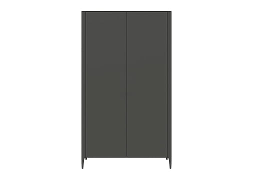 Шкаф Type 2-х створчатый высокий (темно-серый)