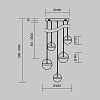 Превью Подвесной светильник Maytoni MOD295PL-L60BBS3K
