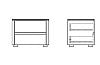 Превью Прикроватная тумбочка PATERNA