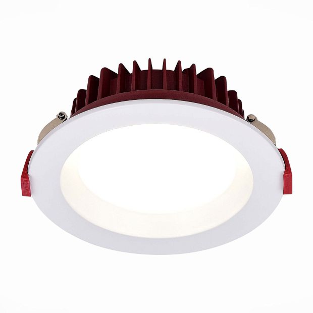 Св-к встр. Белый LED 1*18W 3000K 1 440Lm Ra80 100° IP44 D140xH52 100-240VV