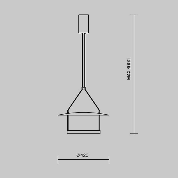 Подвесной светильник Ambience MOD280PL-L23B3K