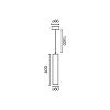 Превью Подвесной светильник FOST PENDANT Ш80 28W черный 38° 2700K CRI97 TRIAC