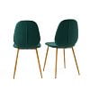 Превью Комплект из 2 стульев Nordie La Redoute зеленый