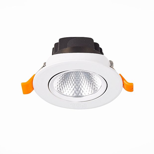 Св-к встр. Белый LED 1*6W 3000K 480Lm Ra80 24° IP20 D86xH50 220-240V