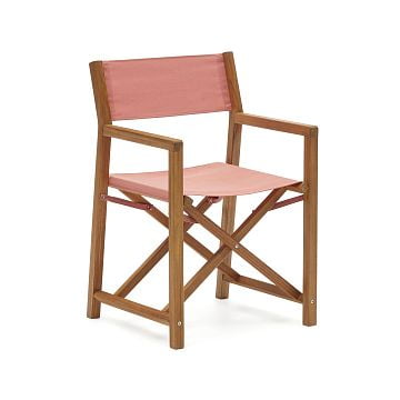 Thianna Складной стул терракотового цвета с основанием из массива акации