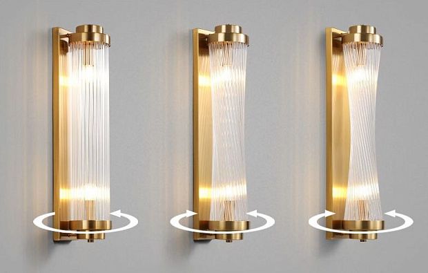 Настенный светильник Wall lamp 88008W/L brass