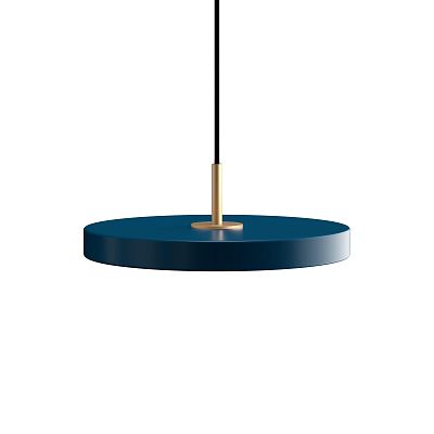 Светильник подвесной Asteria, Ø31х10,5 см, голубой