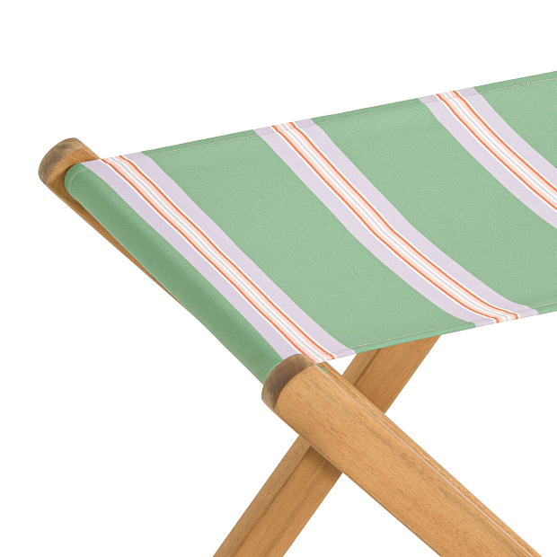 Кресло режиссерское из акации и ткани Veniza единый размер зеленый