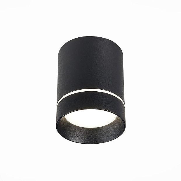 Светильник потолочный Черный LED 1*7W 3000K 490Lm Ra>90 120° IP20 D79xH100 170-240V