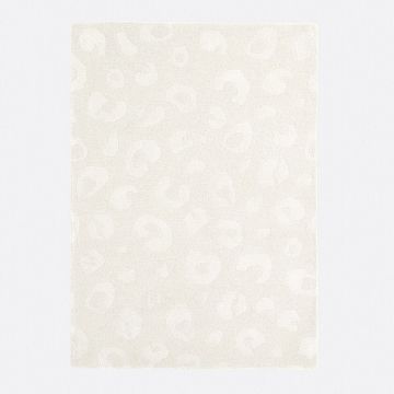 Ковер из шерсти с леопардовым принтом Thelma 160 x 230 см бежевый