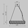 Превью Подвесной светильник Maytoni MOD336PL-L120G3K