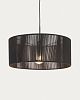 Превью CANTIA Cantia cotton ceiling light shade with black finish Ш