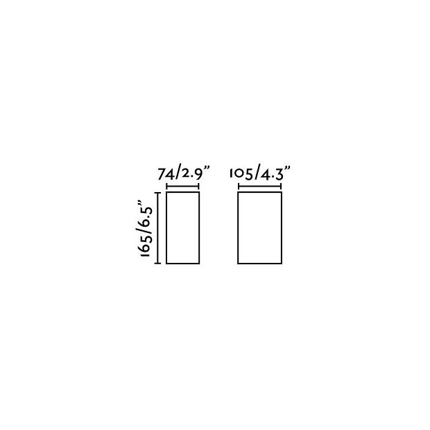 Уличное Blind бра коричневое LED 6W 3000K