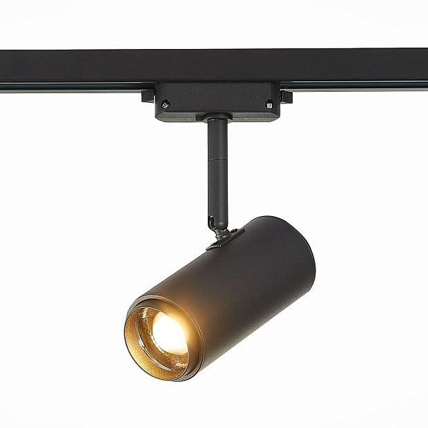 ST600.436.12 Св-к трек. Zoom Черный LED 1*12W 3000K 1 200Lm Ra&gt;80 15-60° IP20 L137xW59xH178 170-240V Однофазная трековая система