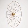 Превью Бра Wheel 90 cm золотой + цоколь 20 cm золотой