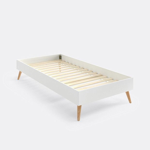 Кровать с сеткой JIMI 90 x 190 см белый