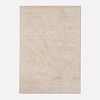 Превью Ковер 100 Tencel с эффектом состаренной ткани Izri 120 x 170 см бежевый