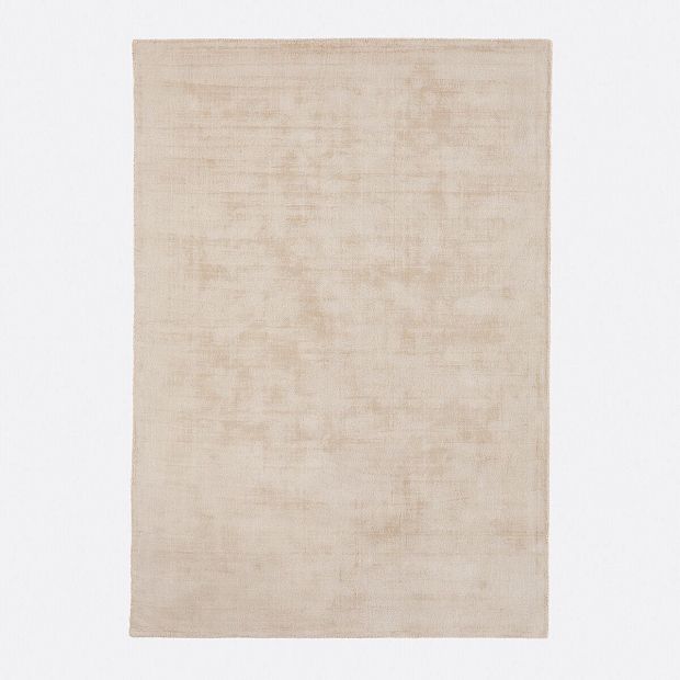 Ковер 100 Tencel с эффектом состаренной ткани Izri 120 x 170 см бежевый