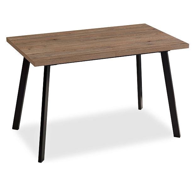 Обеденный стол ALEX 140 ламинат серо-коричневый