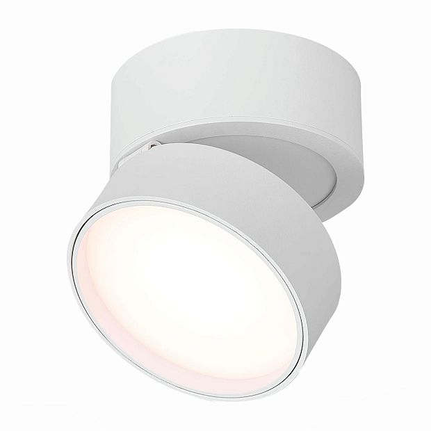 Светильник потолочный поворотный Белый LED 1*14W 3000K 1 100Lm Ra>90 120° IP20 D105xH88