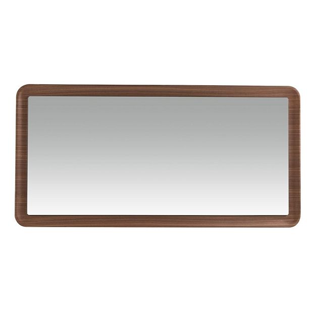 Прямоугольное настенное зеркало 3248/415-G в раме из ореха 120 x 60