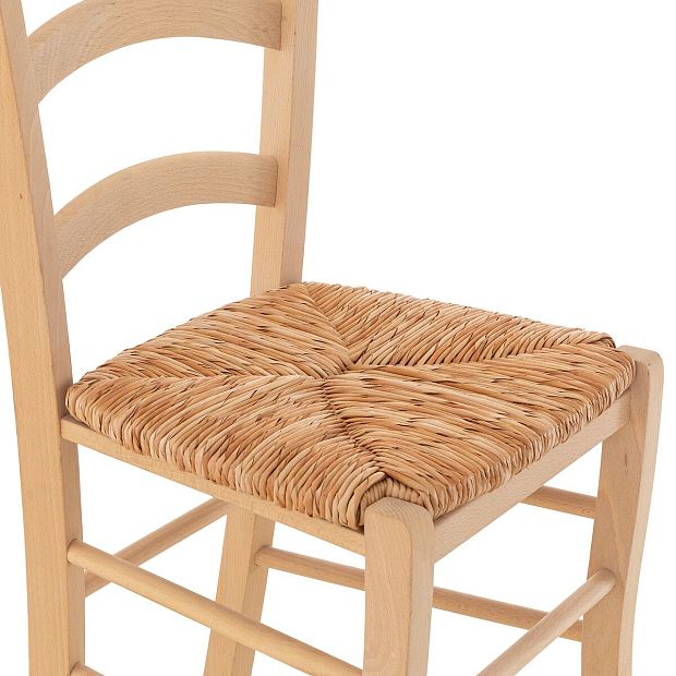 Комплект из 2 стульев с плетеным сидением Perrine единый размер синий