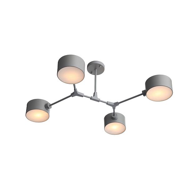 Светильник потолочный Серый/Серый E14 4*60W
