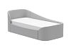Превью Диван-кровать KIDI Soft с низким изножьем 90*200 см R (серый)