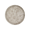 Превью Ковер из Тенселя круглый сотканный вручную Burada диаметр 160 см бежевый
