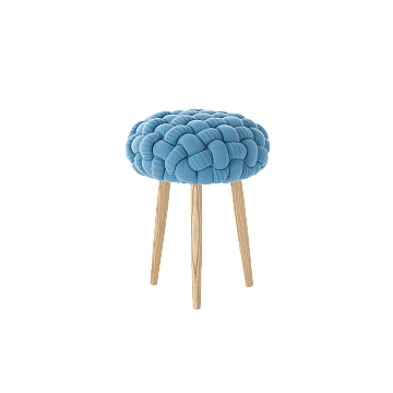 Табуретка Knitted Stools Blue