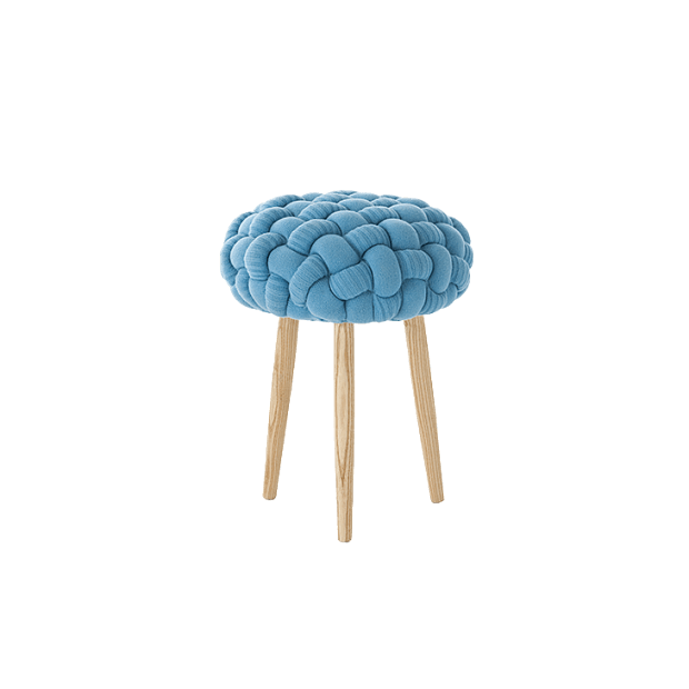 Табуретка Knitted Stools Blue