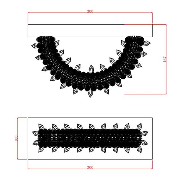 Настенный светильник MD-012 MD-0120B-wall chrome