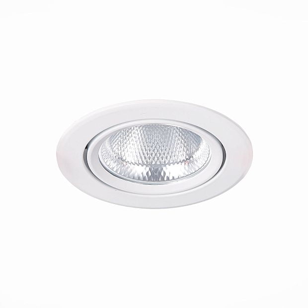 Св-к встр. Белый LED 1*15W 3000K 1 125Lm Ra80 36° IP20 D109xH65 220-240V