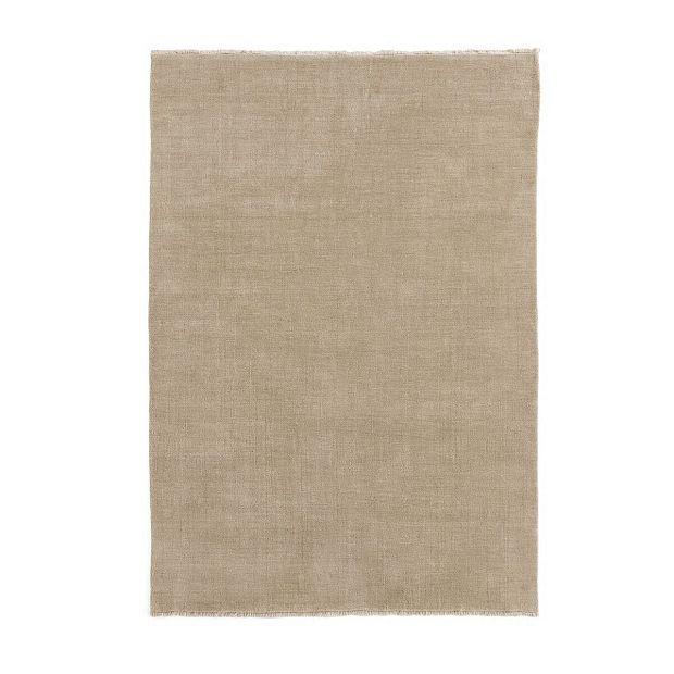 Ковер из шерсти сотканный вручную Hotep 120 x 180 см бежевый