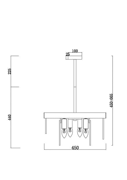 Подвесной светильник Porto FR5104PL-06BS3