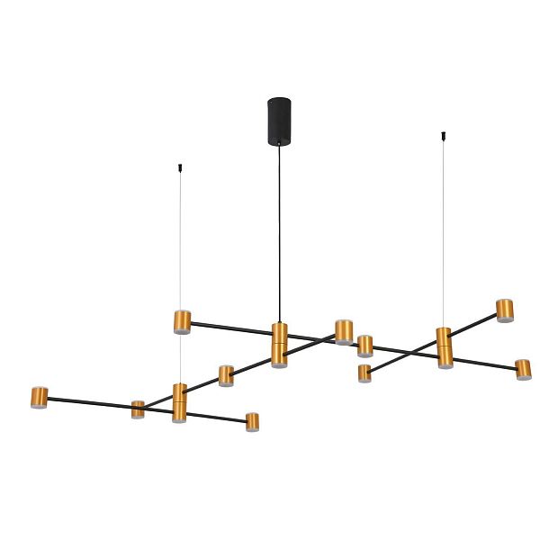 Светильник подвесной ANICHITA Золотистый, Черный/Белый LED 22*3W 3000K