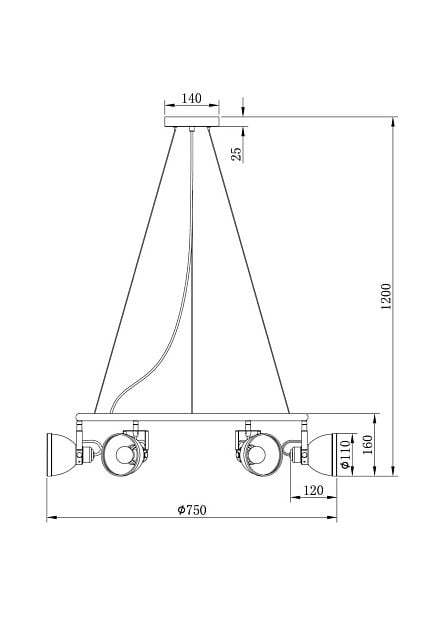 Подвесной светильник Roslyn FR4003PL-06W