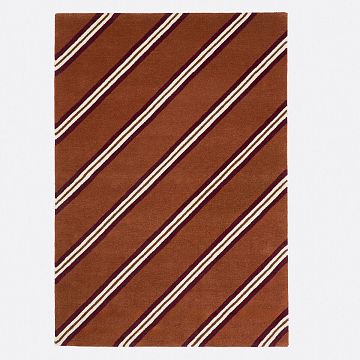 Ковер из чистой шерсти Georgio 120 x 170 см каштановый