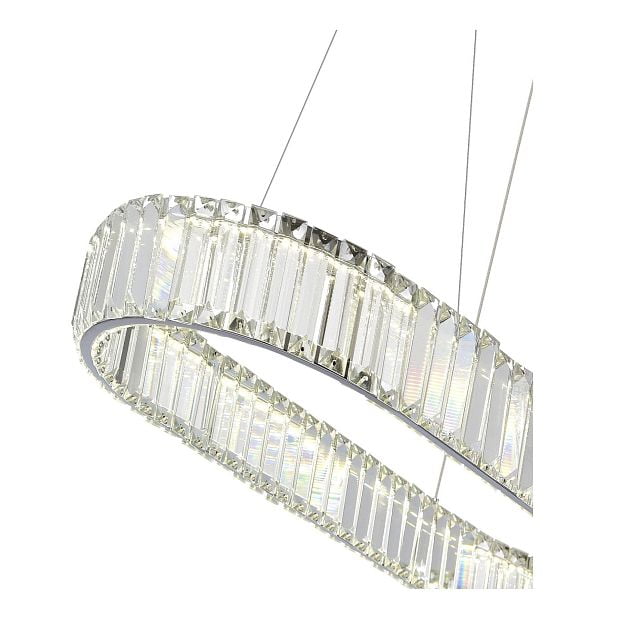 Светильник подвесной TIVOLI Хром/Прозрачный LED 1*60W 4000K