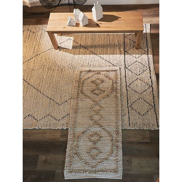 Ковер из переработанного хлопка dispur из коллекции ethnic, 70x160см