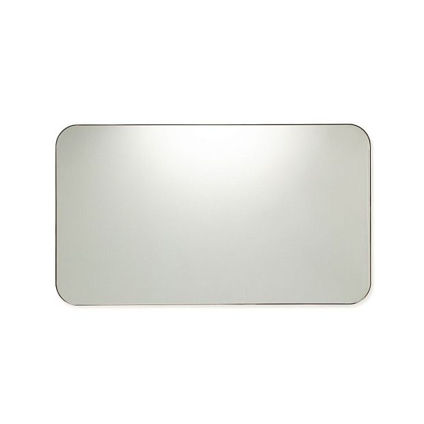 Зеркало с отделкой металлом под состаренную латунь В140 см Caligone золотистый
